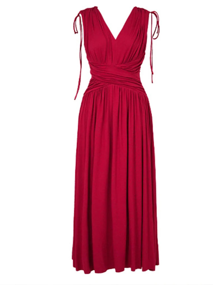 burgundy bandage midi dress One-Shoulder Midi Bandage Dress Burgundy / Extra small main image 0