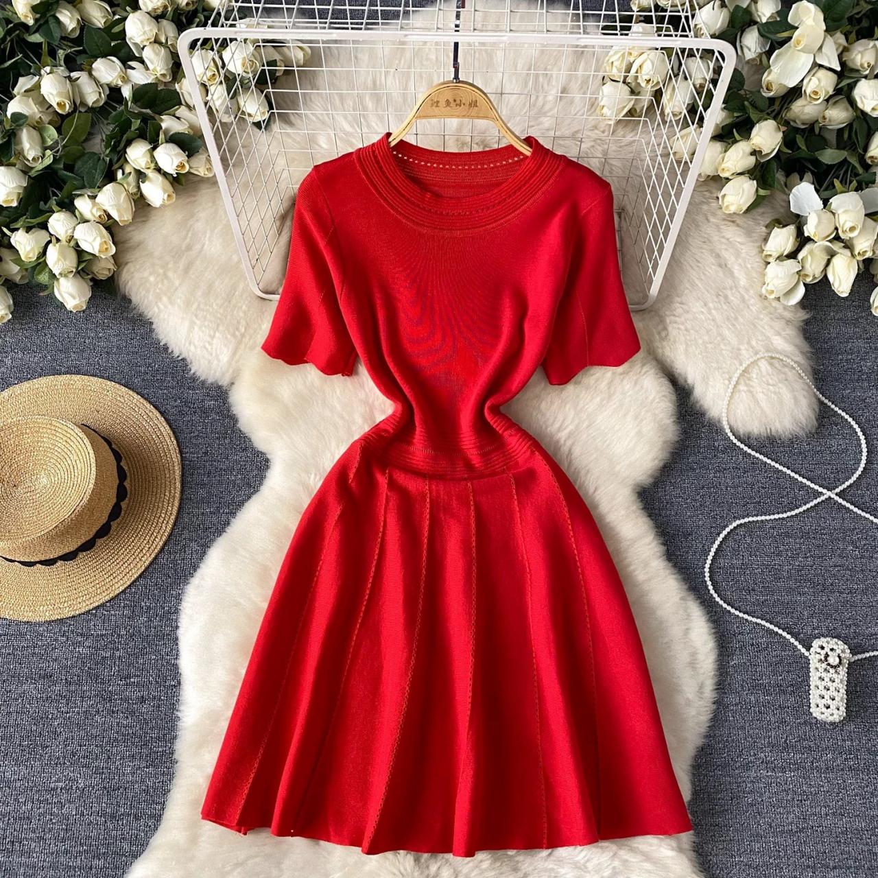 flared long sleeve mini dress Lukea Long Sleeve Mini Dress | Black | Womens main image 0