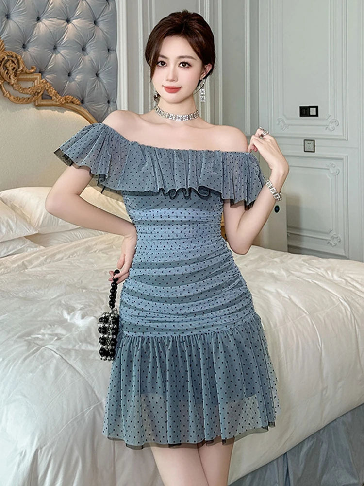 modern sleep night dress All Nighter Satin + Feathers Sleep Dress