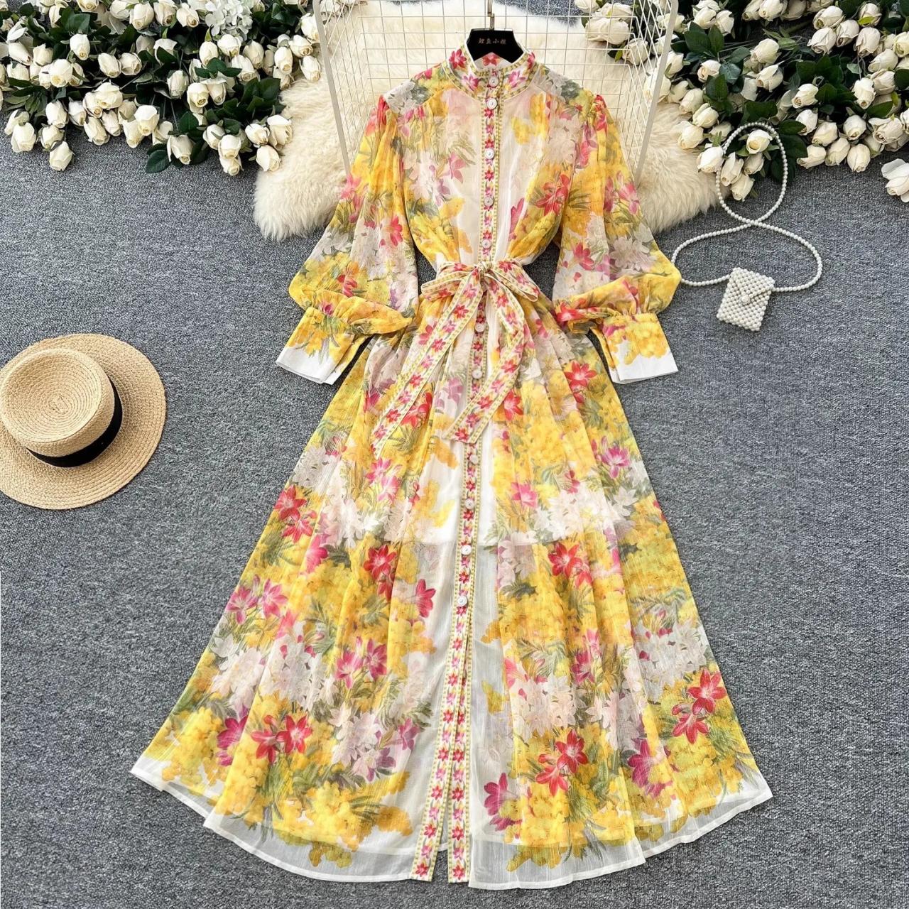 knee length dresses for ladies Sexy V Neck Lace Up Long Dress Women Autumn Long Sleeve Solid Color Casual Maxi  Dresses Elegant Ladies Party Female Vestidos