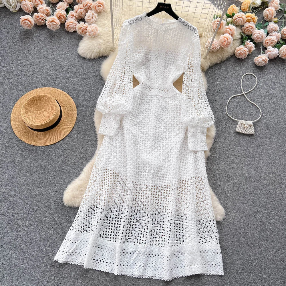 lace mermaid wedding dresses with cap sleeves Mermaid High-Neck Cap Sleeve Sweep Train Lace Wedding Dress main image 1