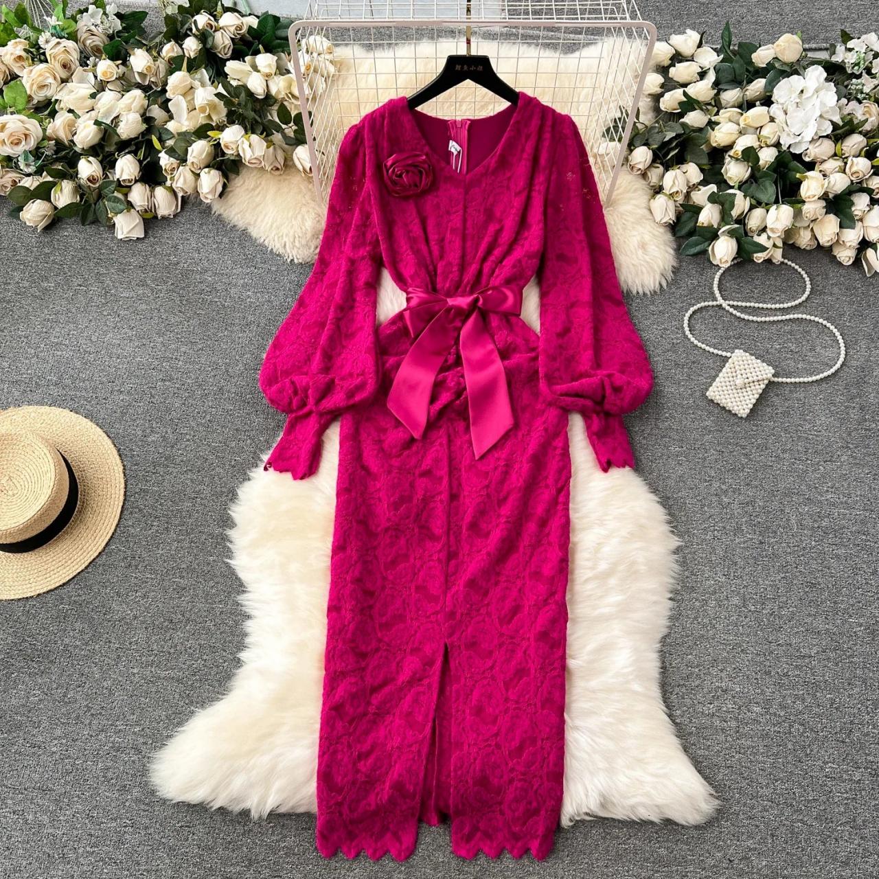 lace up cocktail dress SEQUIN BACK LACE UP MERMAID MAXI COCKTAIL DRESS – Bella Chica main image 1