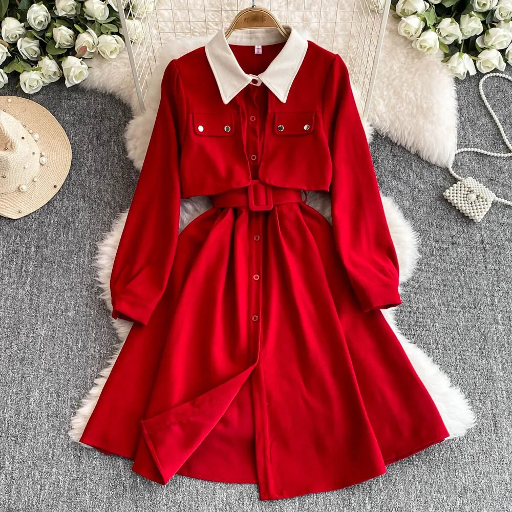 knee length dresses for ladies Bracha Floral Beth Button Down Midi Dress Curve – Sugarlips